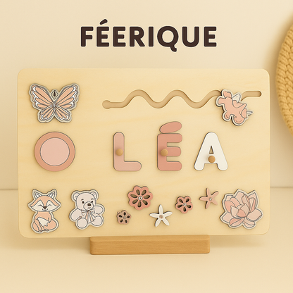 Puzzle Personnalisé Prénom en Bois