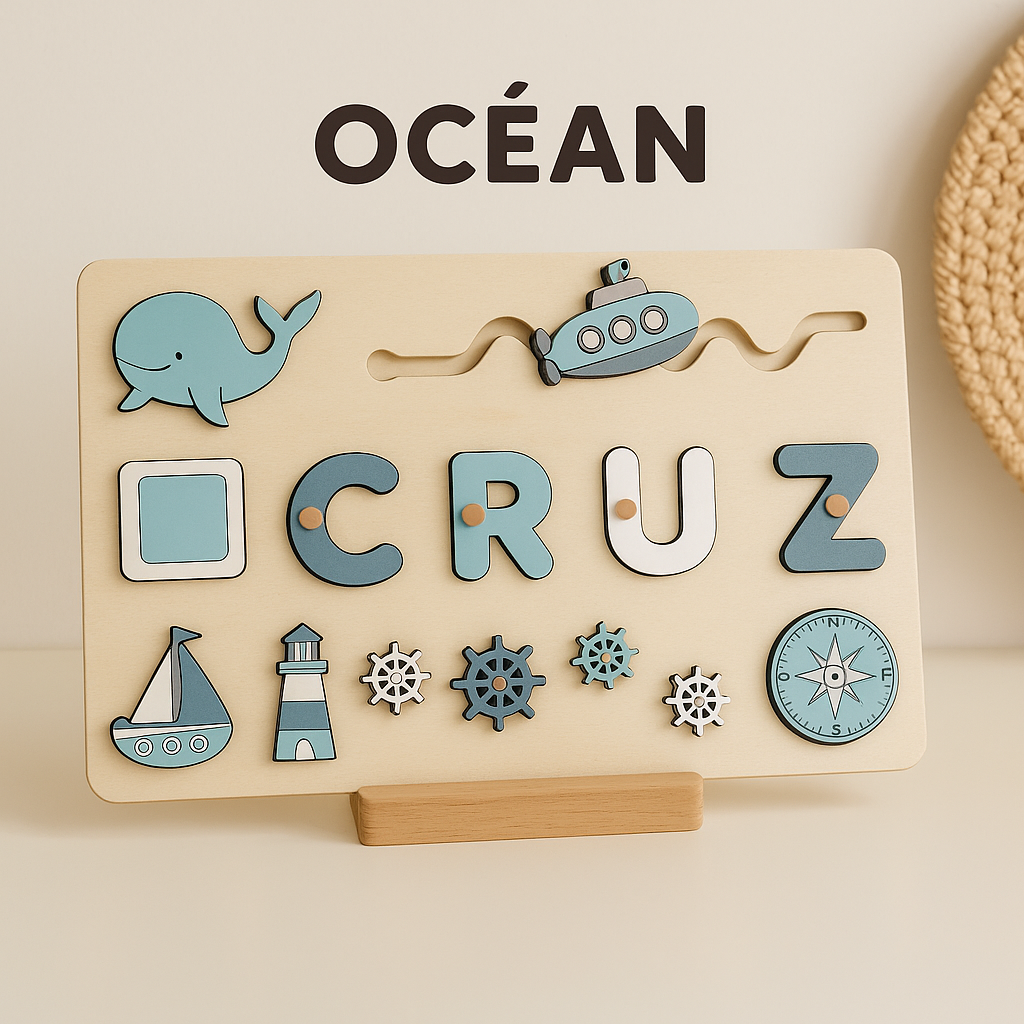 Puzzle Personnalisé Prénom en Bois